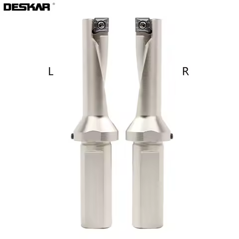 DESKAR SF Type U-Drill 10L-2.5D-C16 12R-3.25D Single-Blade Drilling Bit CNC Lathe Cutter U Drilling Arbor For QCMT Carbide Blade