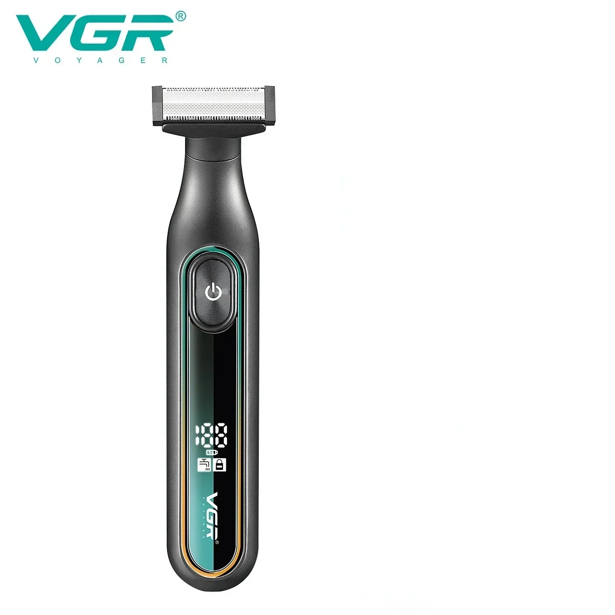 VGR rasoirs électriques hommes rasoir homme rasoir electrique Rasoir Professionnel Rasoir Portable Tondeuse à cheveux pour le corps IPX6 étanche Tondeuse à barbe Rechargeable Rasoir électrique pour hommes V-360