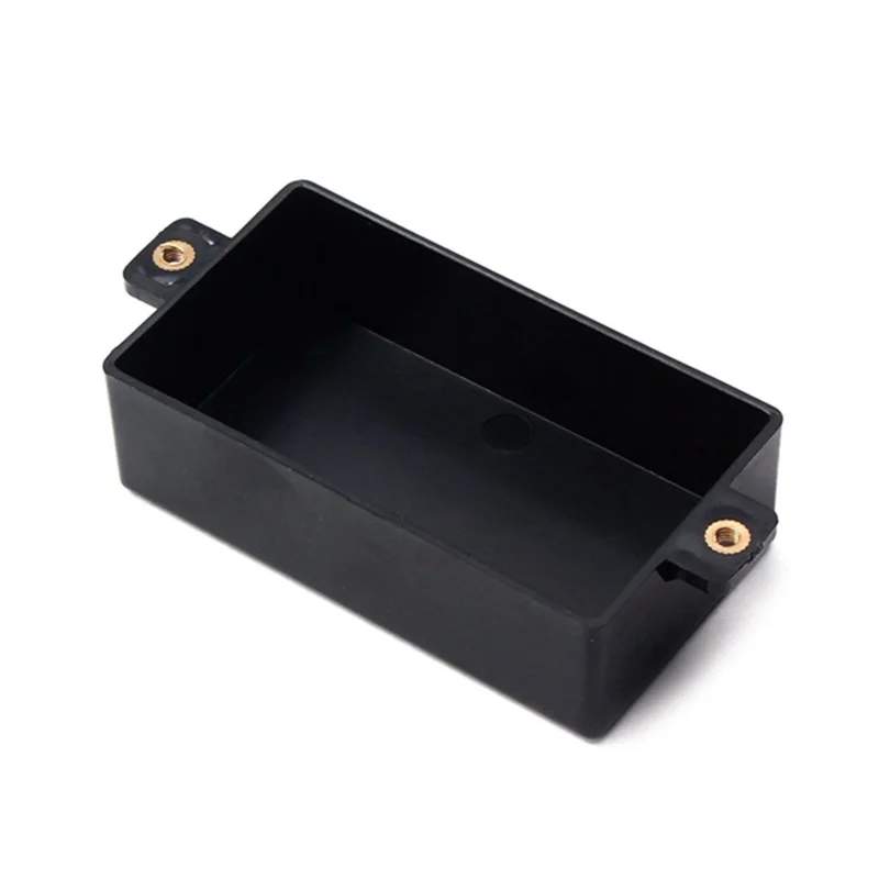 ฝาครอบ Humbucker pickup พลาสติกที่ปิดสนิทพอดีกับชิ้นส่วนกีตาร์กระบะสิงคโปร์ (สีดำ)