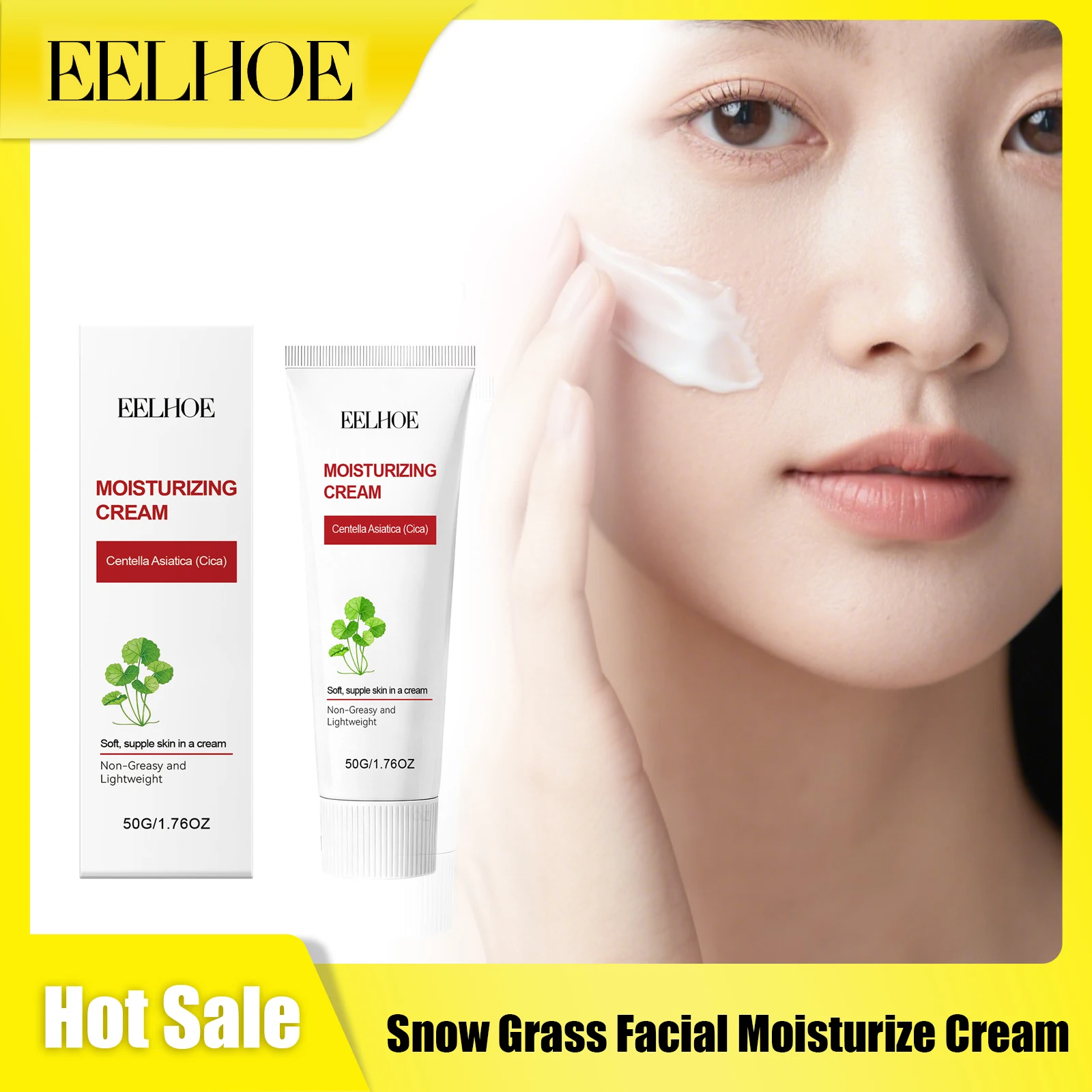 

EELHOE Snow Grass Facial Moisturize Cream Improve Roughness Deep Hydration Firm Lift Reduce Fine Lines Facial Brightening Cream