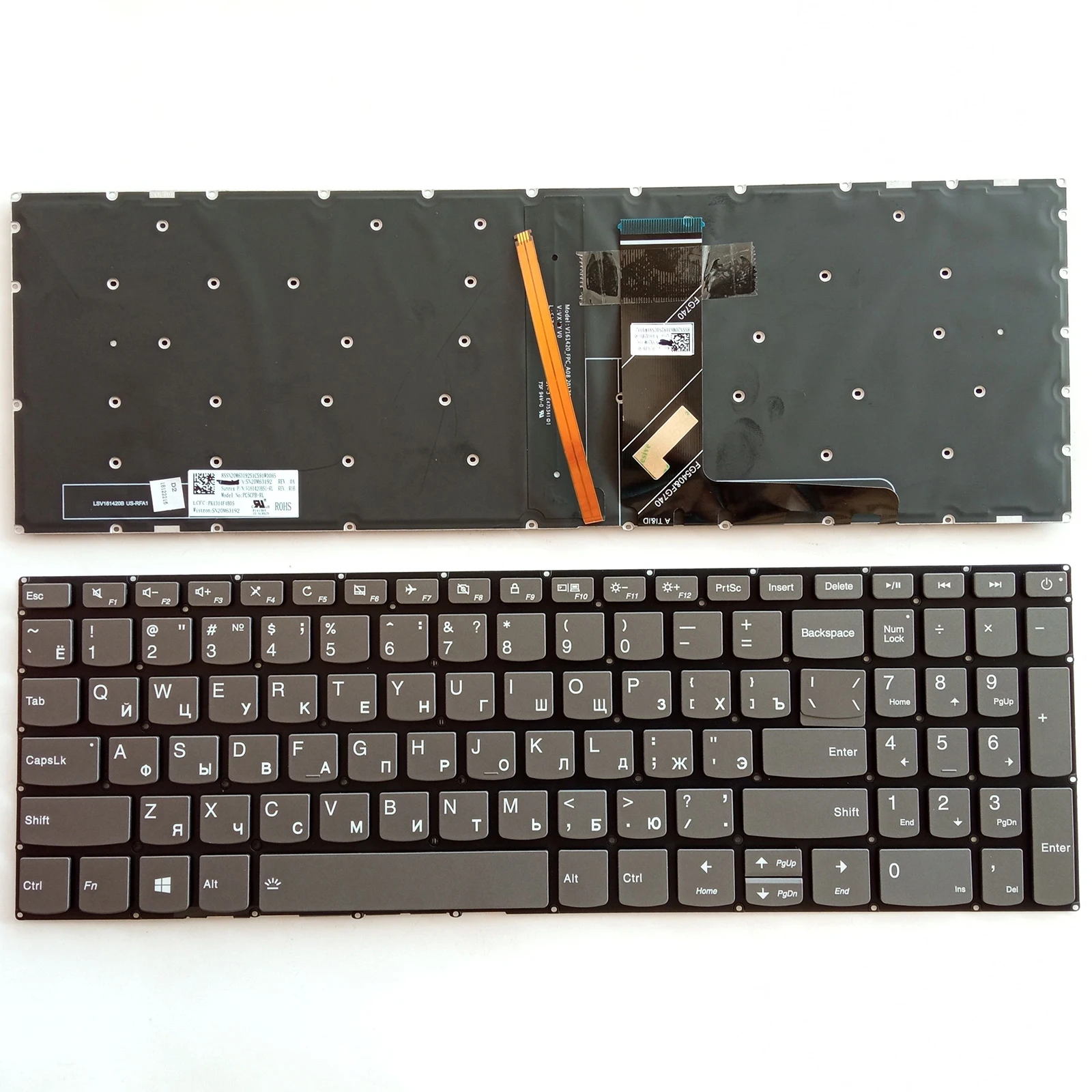 

US RU SP UK FR Layout for Lenovo ideapad 720-15IKB/IAP/ISK/IMG/AST 520-15IKB/IAP/ISK/IMG/AST 320-15IKB/IAP/ISK/IMG/AST keyboard