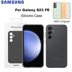 Original SAMSUNG Galaxy S23 FE Silicone Phone Case for Galaxy S23 FE High Quality Shockproof Soft Silicone Cover EF-PS711