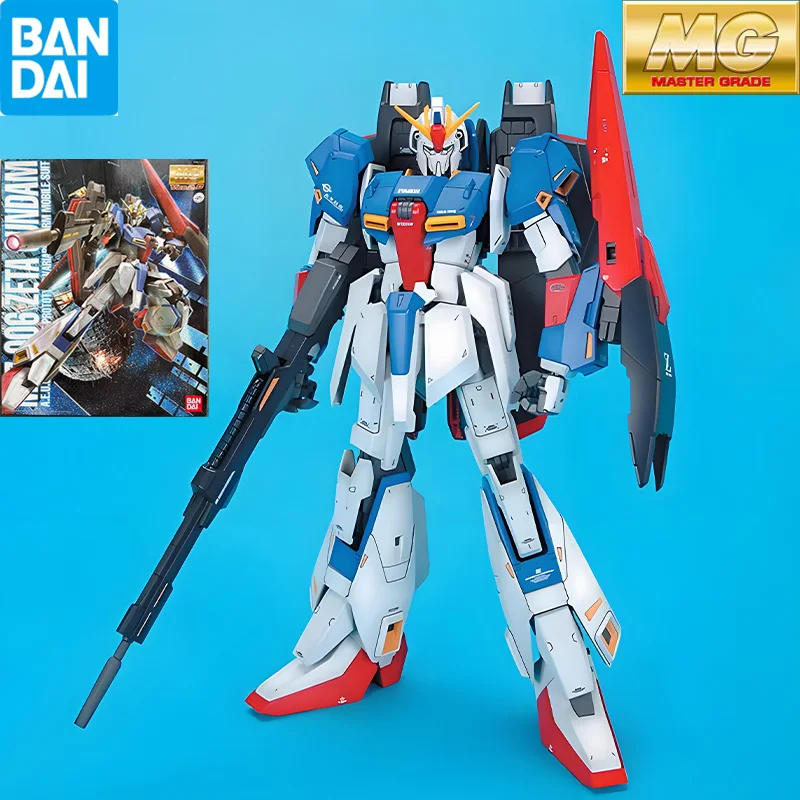 

Bandai Original MG Master Grade Series MG 83 MSZ-006 Z Gundam Ver.2.0 Anime Character Assembly Model Toys Collectible Model
