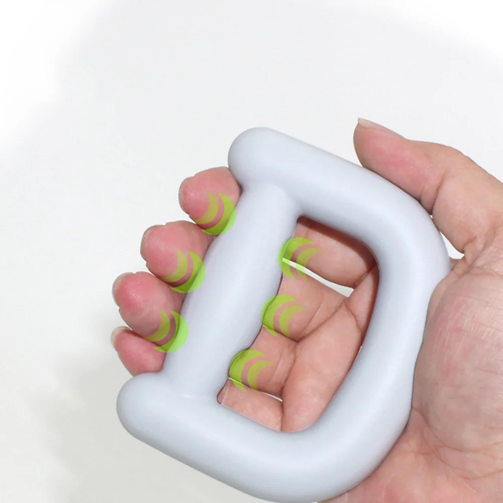 2 قطعة قبضة اليد تقوية قوة المعصم المدرب تصميم مريح المحمولة للرياضيين الموسيقيين متسلقي قبضة البناء #4