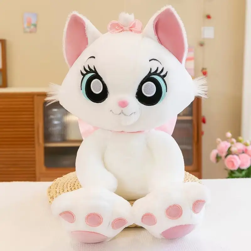 Disney animais bonitos brinquedos marie gato novo anime gato de pelúcia para meninas crianças recheado para a criança crianças aniversário presente do feriado