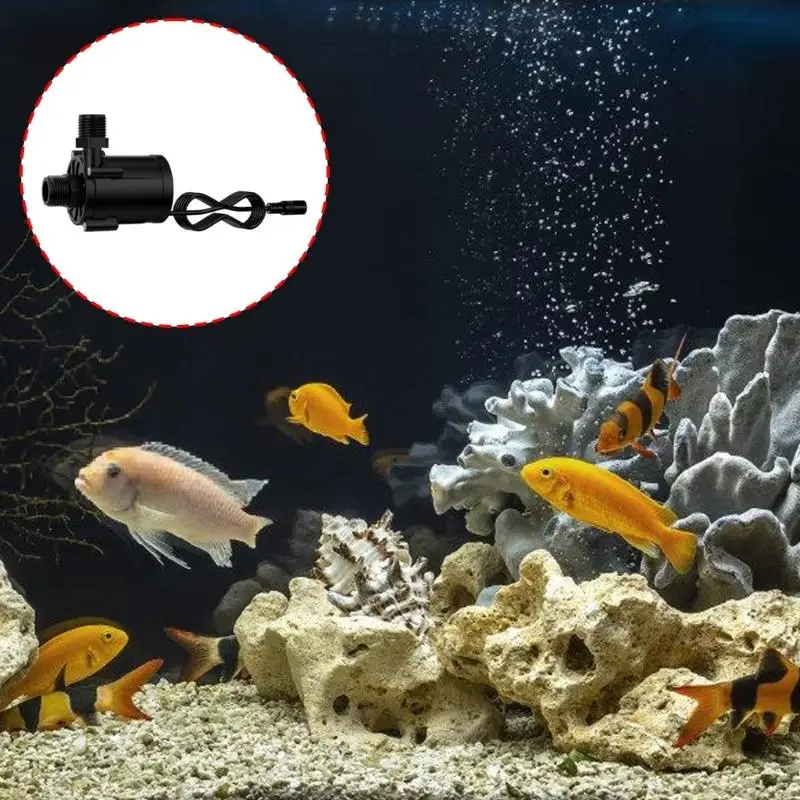 Boosters sem escova Bomba para peixes Circulações água aquário com um motor múltiplas ruídos Motivoltage Motor baixo