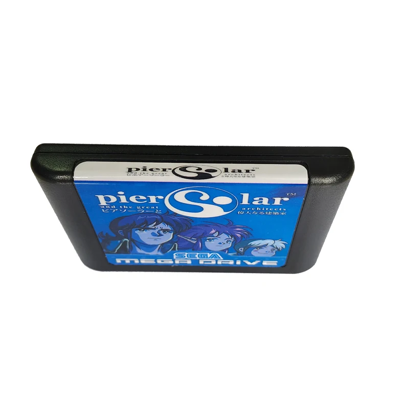 

MD Pier Solar 16bit Game Card For Mega Drive Genesis Can Save Memory