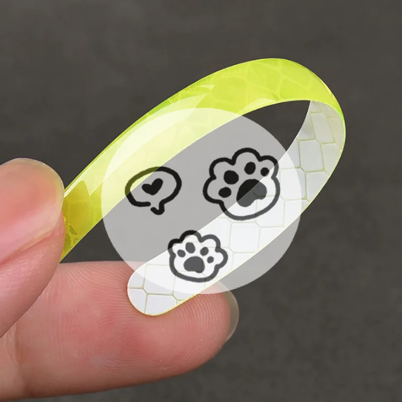 

20pcs Car Tire Hub Reflective Strips Stickers Car Motorcycle Wheel High Reflective Warning Decals Tyre Rim Reflector Sticker