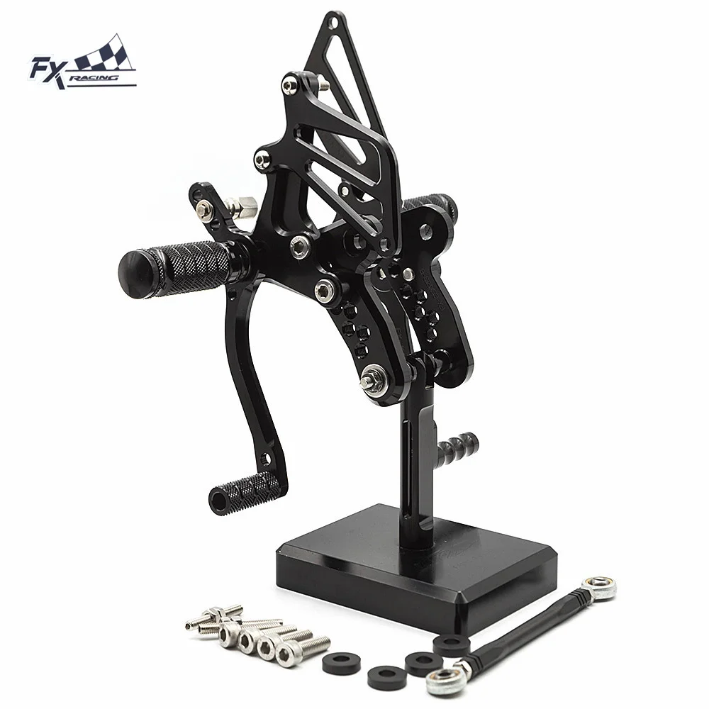 CNC Rearset Rear Set For Suzuki GSX1300R HAYABUSA GSX 1300R 1999-2020 2021 Adjustable Foot Pegs Rearsets Footrest Footpeg Pedal