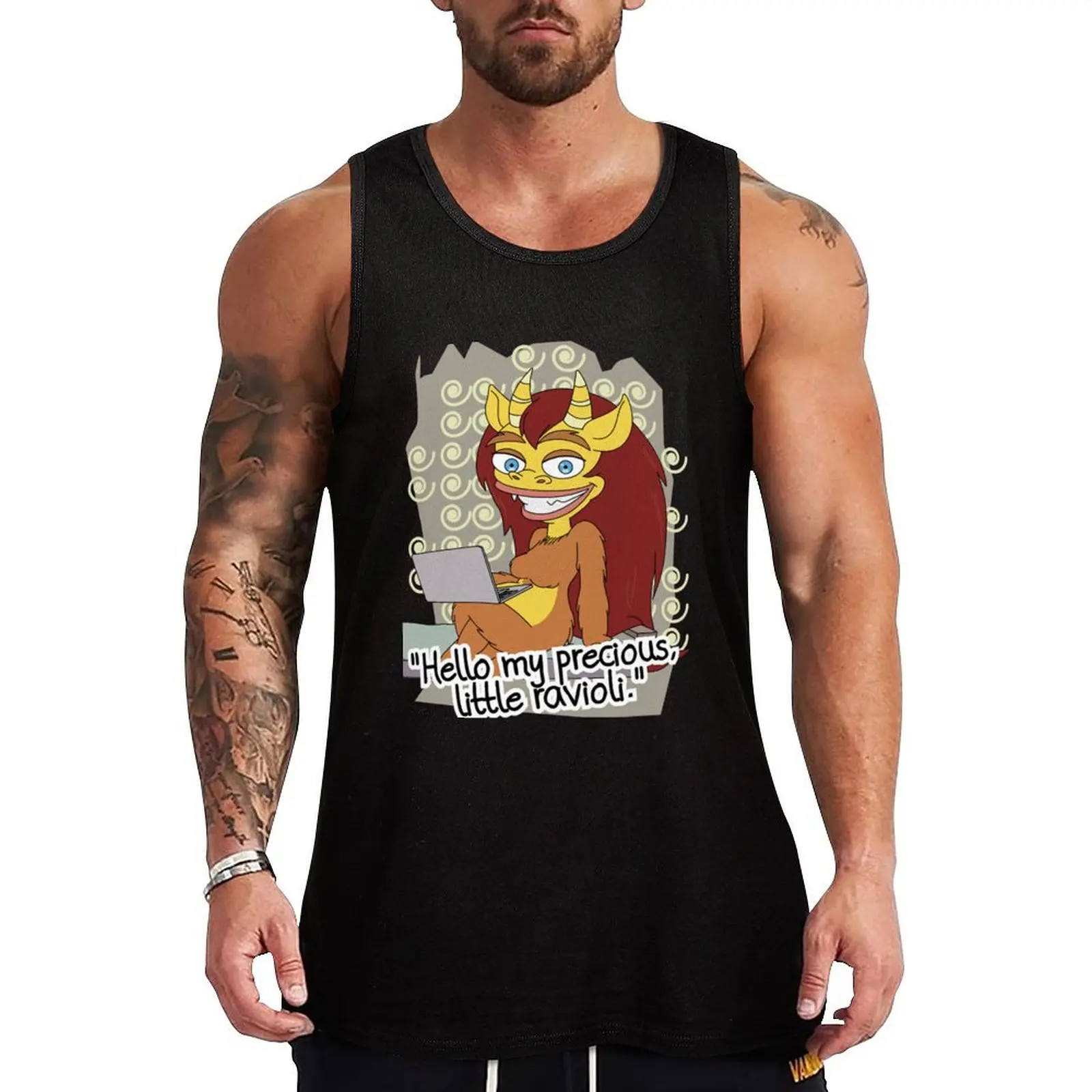 Gifts For Ricky Hormone Monster Big Mouth Tank Top t-shirts man Men's vest