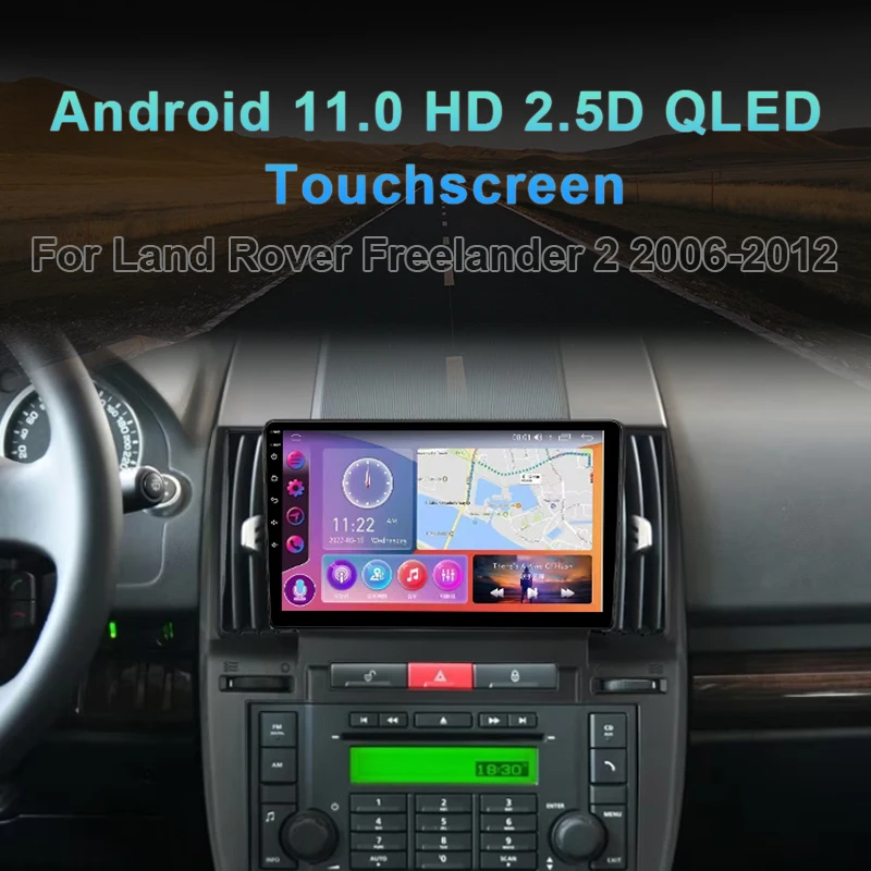 Radio samochodowe MAMSM Android 12 dla Land Rover Freelander 2 2006-2012 wideo multimedialne odtwarzacz Bluetooth nawigacja GPS Carplay stereo