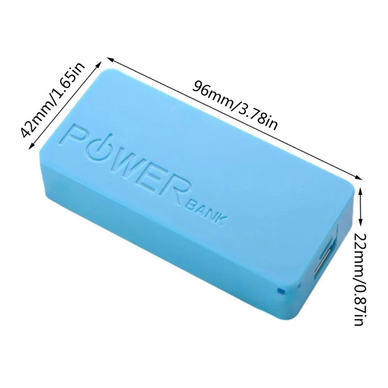 USB Pin Sạc Dành Cho Ốp Lưng 5600 MAh 2X 18650 DIY Hộp Sạc Điện Thoại Phụ Kiện