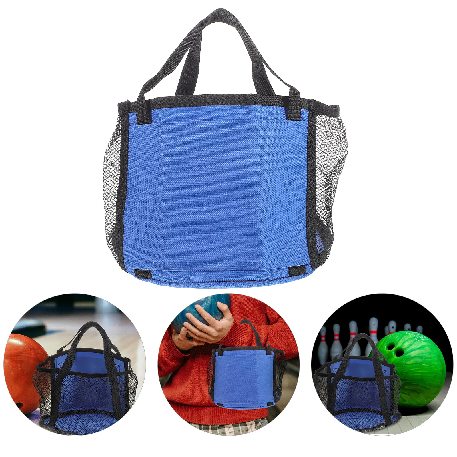 

Bowling Ball Tote Bag Carrying Bocce Only Bags Black Carrier Stand Balls for Men