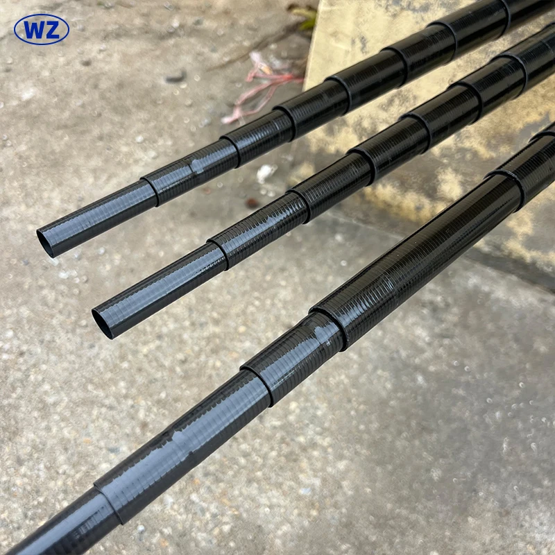 Telescopic Carbon Fiber Water Fed Poles For Window Cleaning