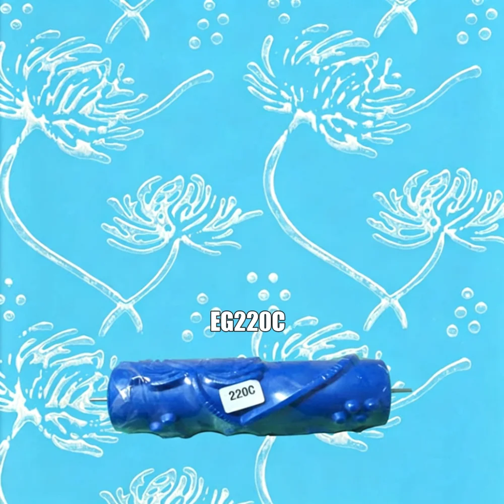 Smooth Coating Paint Roller Brush Texture Paint Tool Reusable Patterned Paint Roller Precision Printing 3D Pattern