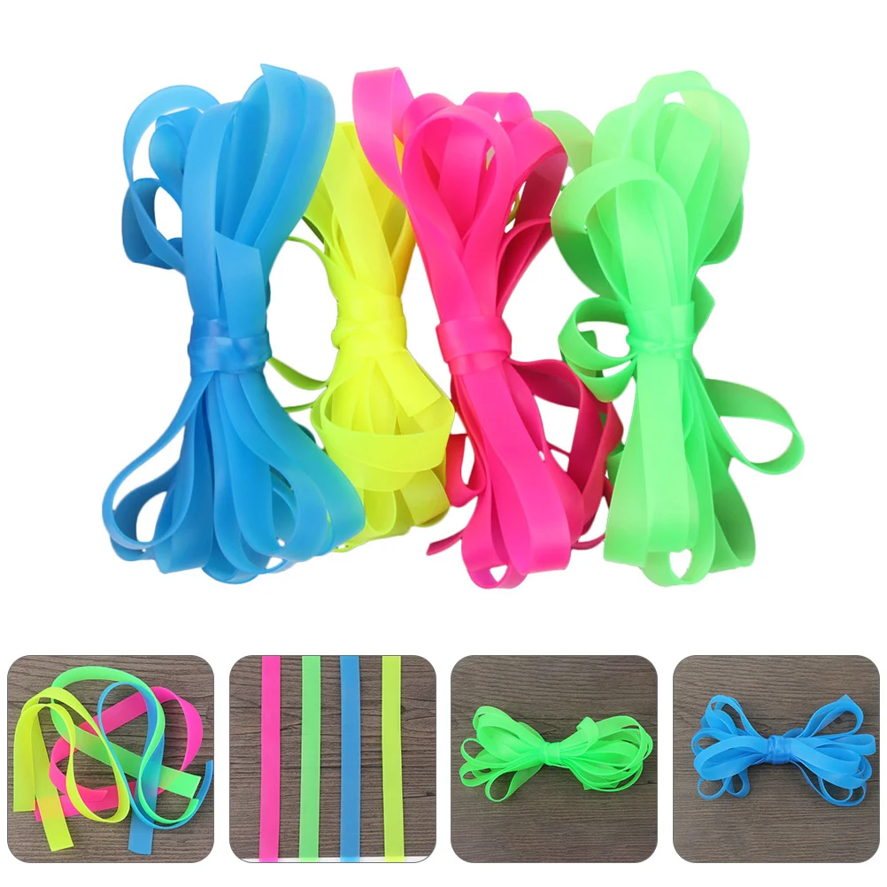 4-teiliges Springseil-Set, elastisch, langlebig, Springseil für Kinder, Fitness, Sport, Trainingsseil