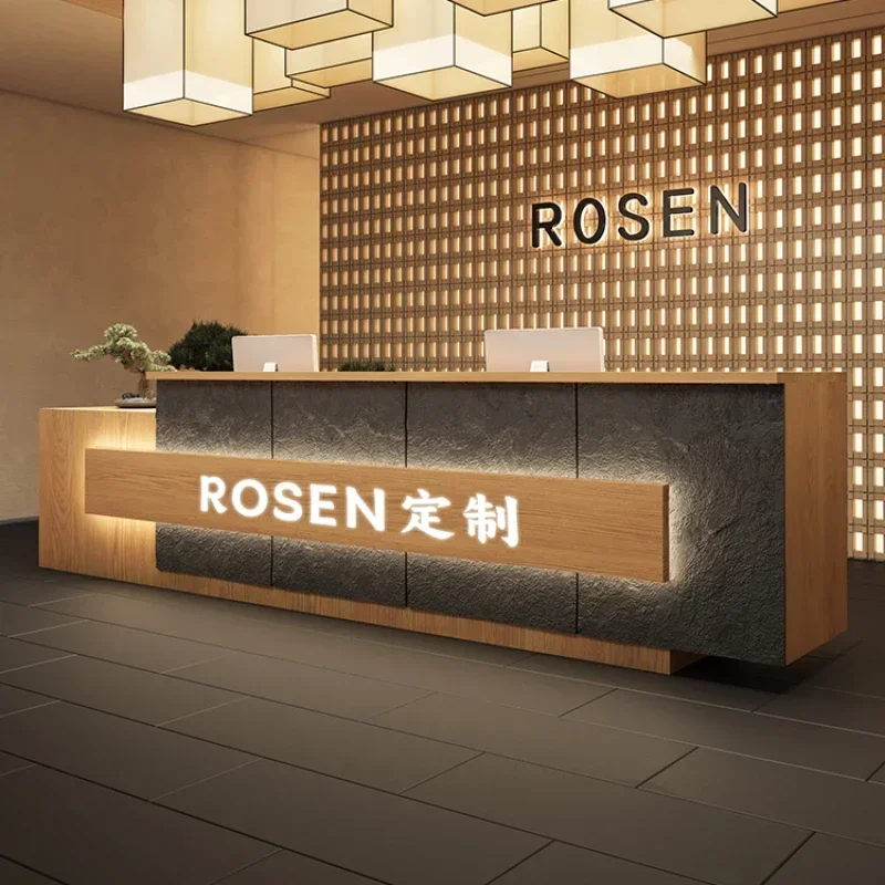 Salon Reception Desk Business Counter For Bakery Modern Furniture Help Hairdresser Restaurant Recepcja Supermarket Table Luxury