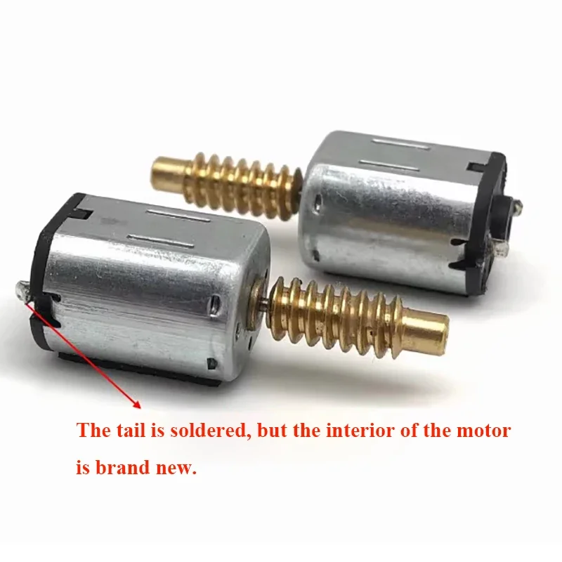 1PC Micro Precious Metal Brush N20 Motor with Metal Worm Gear DC 1.5V-6V 28000RPM High Speed for Toy Models