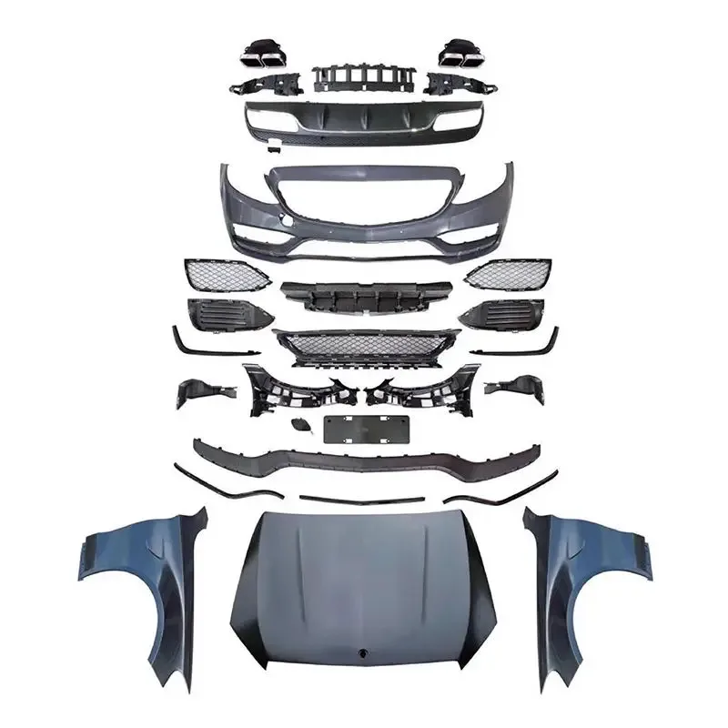 

Brand New Retrofit-Ready For W205 C-Class C63 Style Fiberglass Body Kit 2015-2018