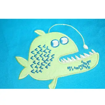 動物卡通男童睡衣套裝 兒童睡衣 家居服 100%純棉 春季秋季男童睡衣 家居服 睡衣 10 最佳銷售 兒童睡衣 - №2