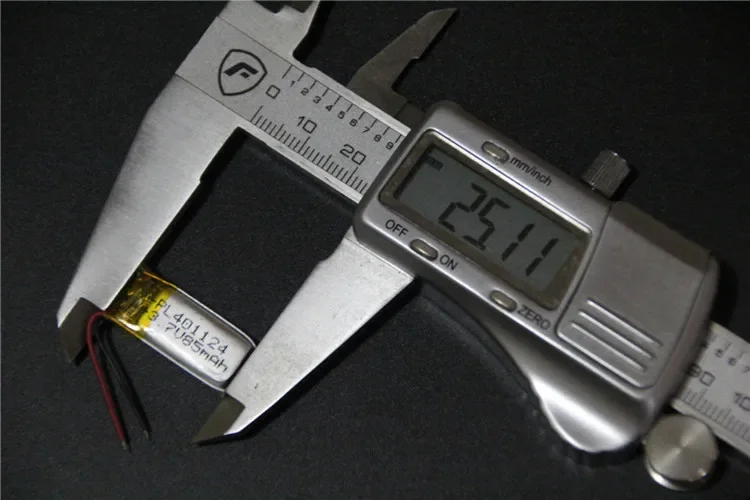 Bateria de polímero de lítio 3.7V com temporizador automático para fone de ouvido Bluetooth 401025   carregamento universal núcleo 85mAh pico recarregável Li-ion Cell