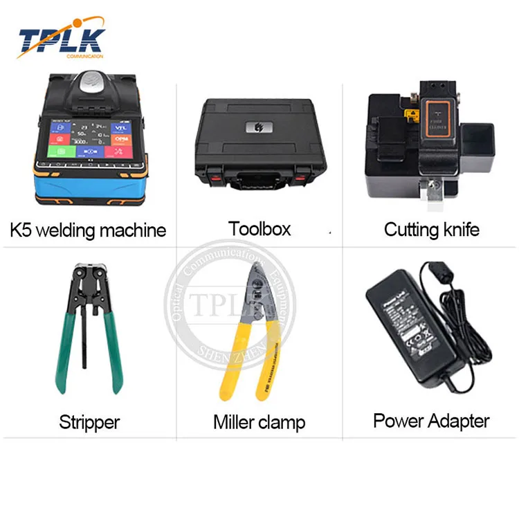Original vollautomatisches Schweißgerät Optic Fiber K5 Fusion Splicer
