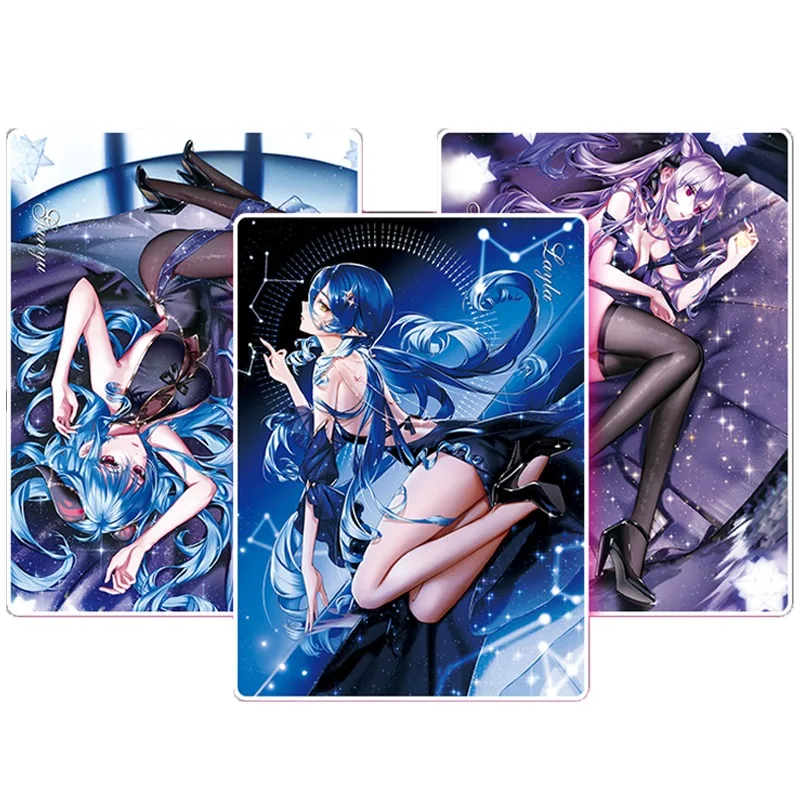 

Genshin Impact Yae Miko Collection Cards Evening Party Beelzebul ACG Sparkle Laser Cards