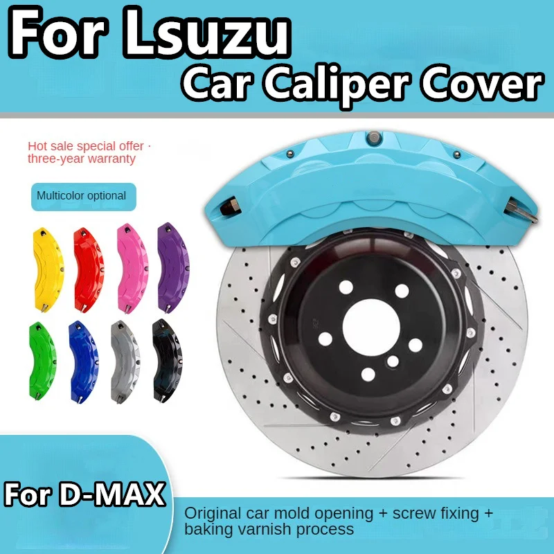 

For Lsuzu D-MAX Brake Caliper Cover Aluminum Alloy Front Rear Wheel Modification Kit Fit 2.0T 2.5T JX4G20A6L 2022 2023