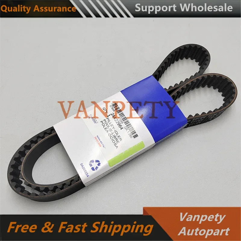 1X 24422964 Engine Timing Belt 146 Teeth for Chevrolet Cruze Avoe Sonic Epica Buick Opel Zafira Astra Insignia Vectra Pontiac G3