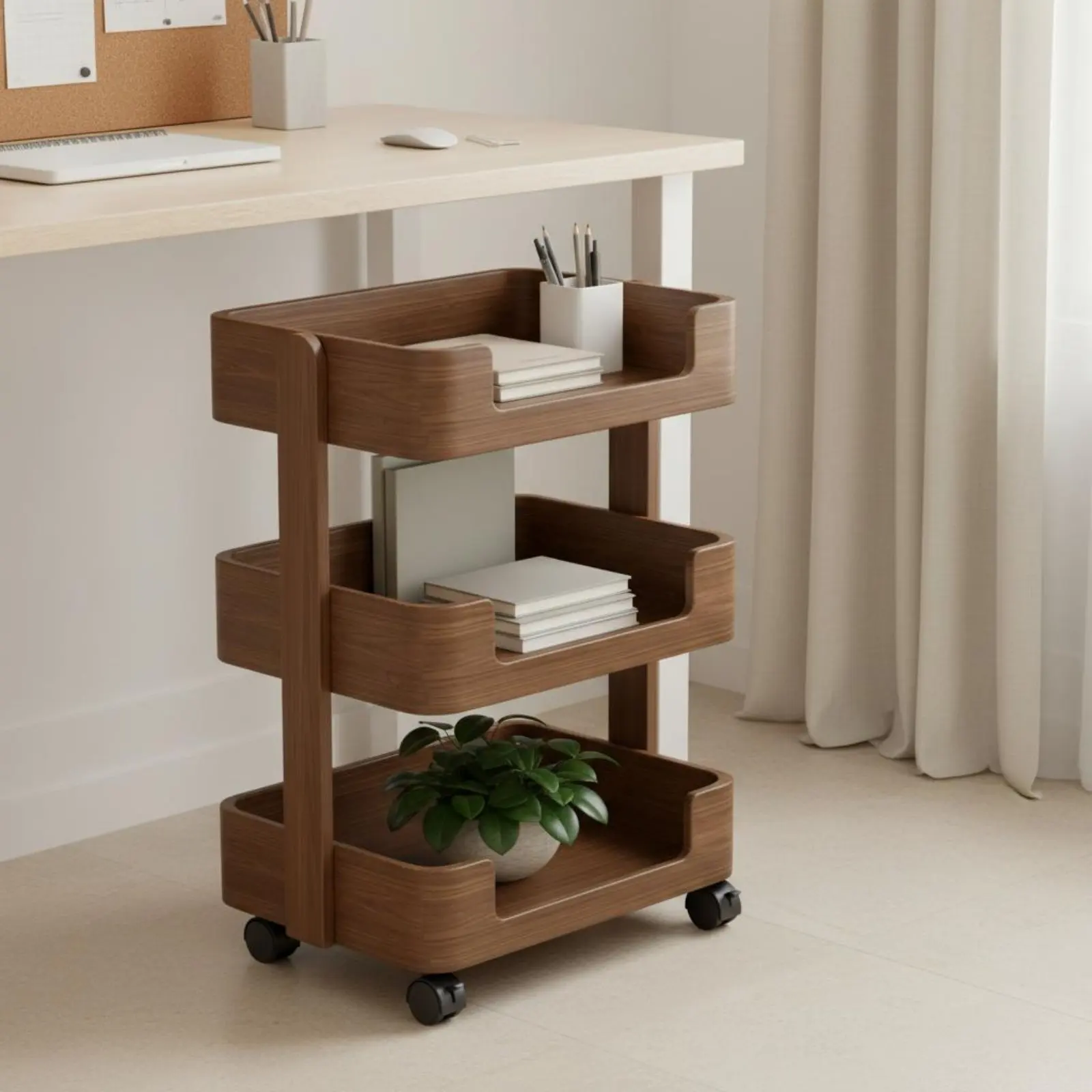 Etagere-mobile-multifonctionnelle-etageres-de-rangement-mobiles-chariot-de-rangement-robuste-en-bois-bords-glissants-meubles-pour-la-maison