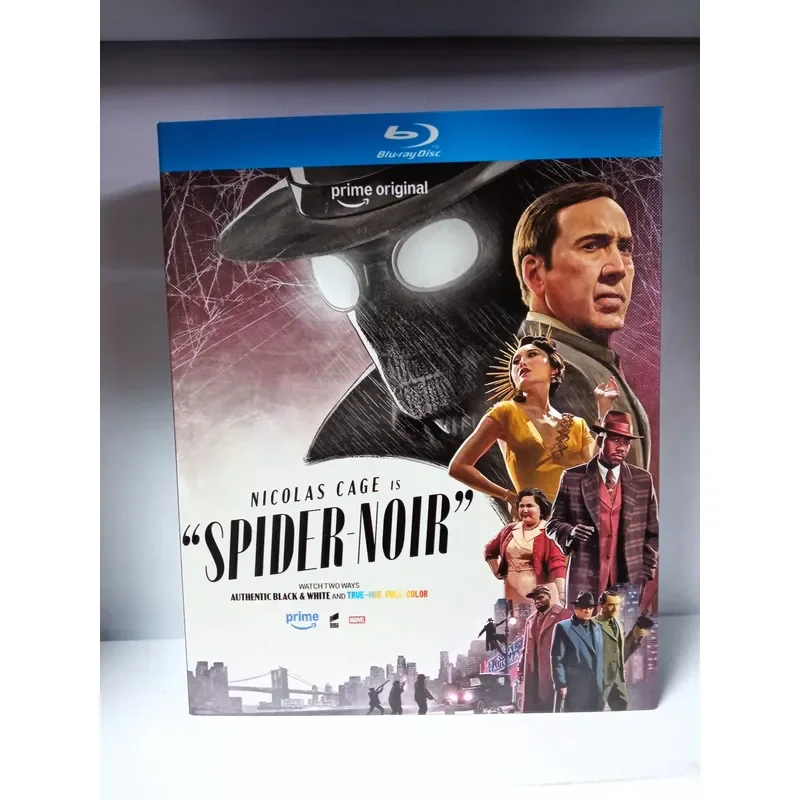 Blu-ray disc Shadow Spider Noir high definition movie collection for home theater entertainment system