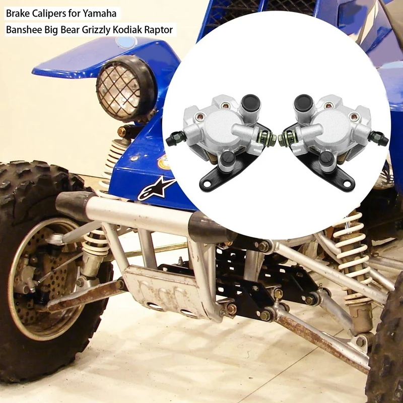 

Передние левые и правые тормозные суппорты для Yamaha Banshee Big Bear Grizzly Kodiak Raptor 3GD-2580T-01-00 3GD-2580U-01-00 Замена