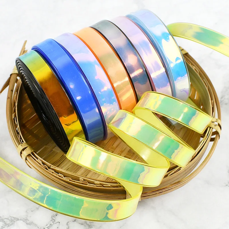 

5/10M Meetee 12mm Shiny Leather Ribbon Bags Strap Leathers Cord Garment Decorative Braid PVC Lanyard DIY Handmade Accessories