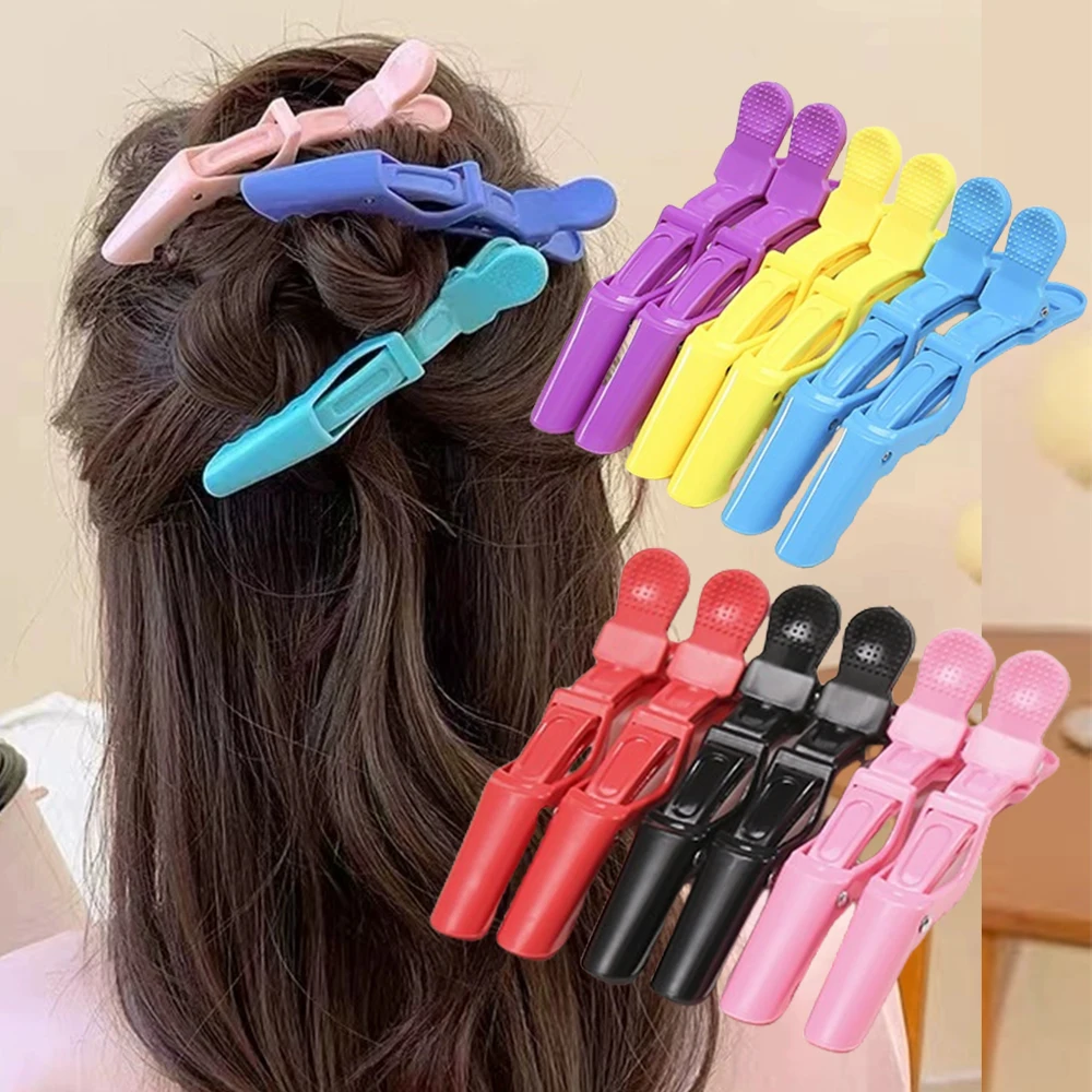 Plastic Alligator Hair Clips Hairdressing Clamps Hair Claw Professional Barber Salon Styling Hairpins Barrettes Hair Accessories