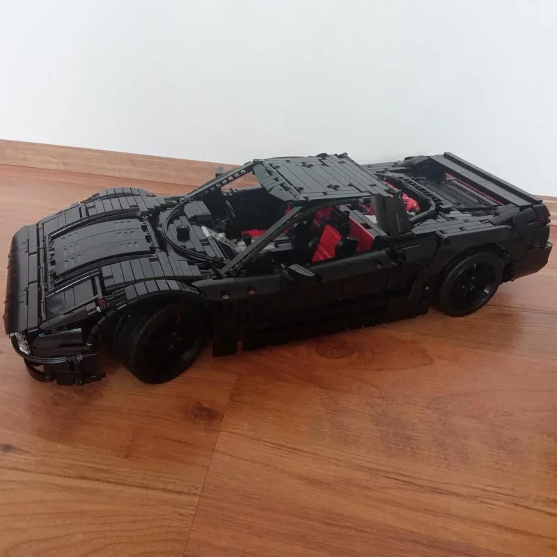 New Black Sports Car MOC-30093 MOC - 90s NSX Supercar Assembly Building Block Model 4070 Parts Custom Adult Kids BirthdayToyGift