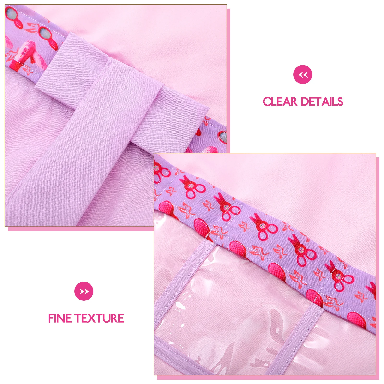 Set di 7 strumenti per parrucchieri e set di strumenti per bambini, include asciugacapelli, forbici, pettine, perfetto per cosplay e