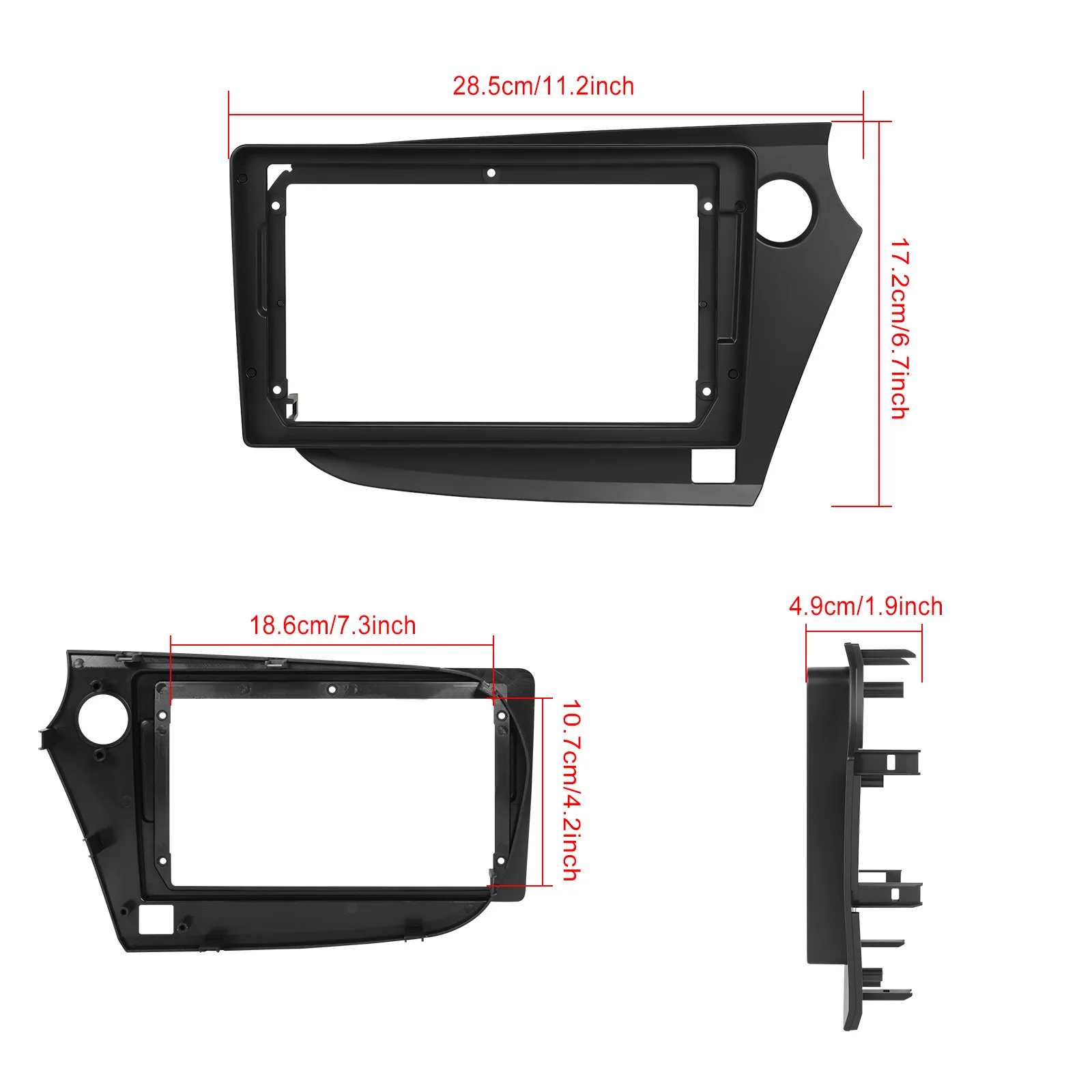 Car Radio Multimedia Navigation Android 14 For Honda Insight 2  2009-2014 4G WIFI 2CIN Stereo Head Unit Screen