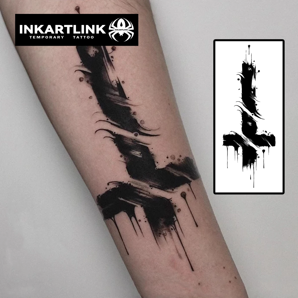 Cross Temporary Tattoo,Lasts To 15 Days New Technology Magic Waterproof Semi Permanent Sticker.