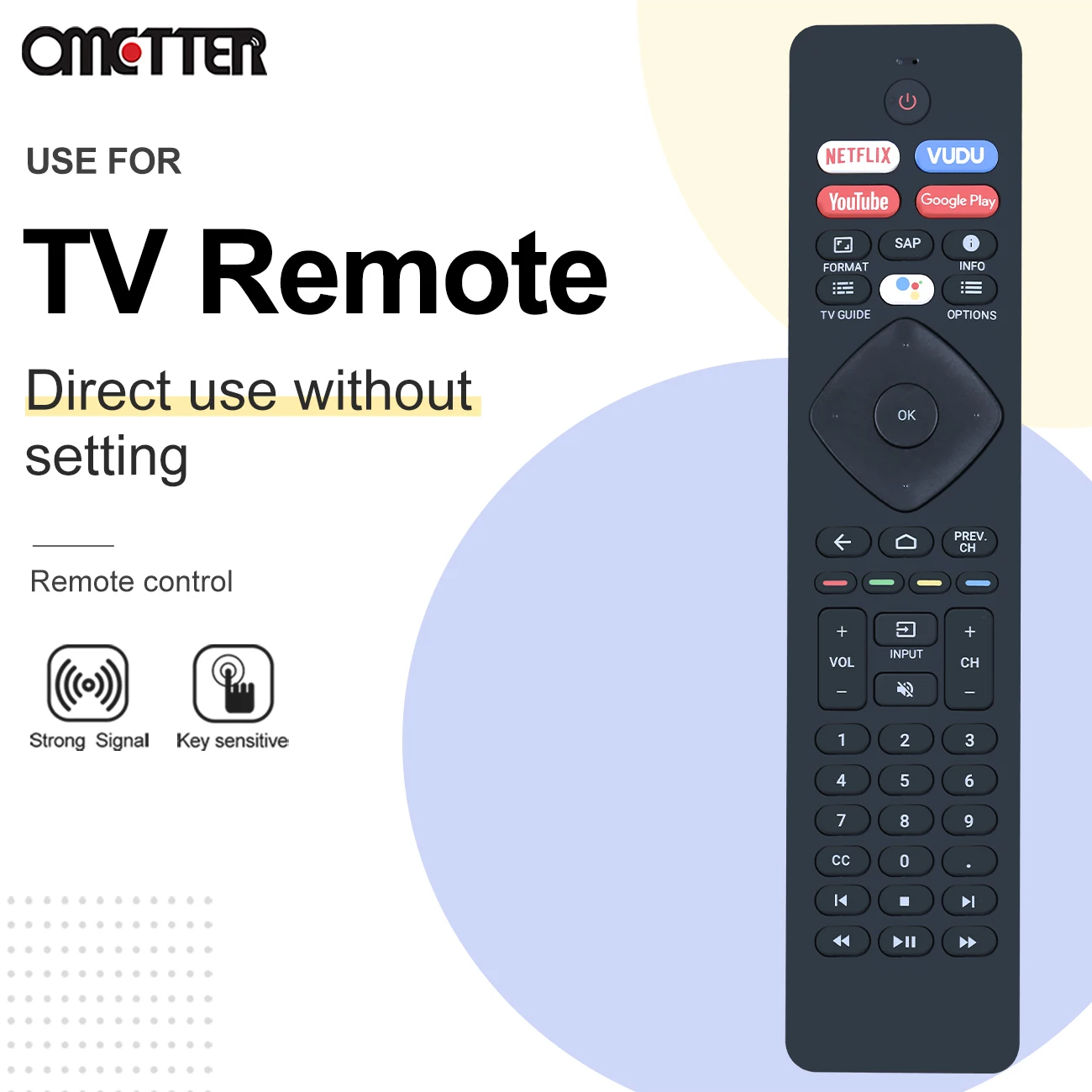 New RF402A-V14 Original Voice Remote Control for Philips Android Smart TV 43PFL5704/F7 50PFL5604/F7 65PFL5604/F7 75PFL5704/F7