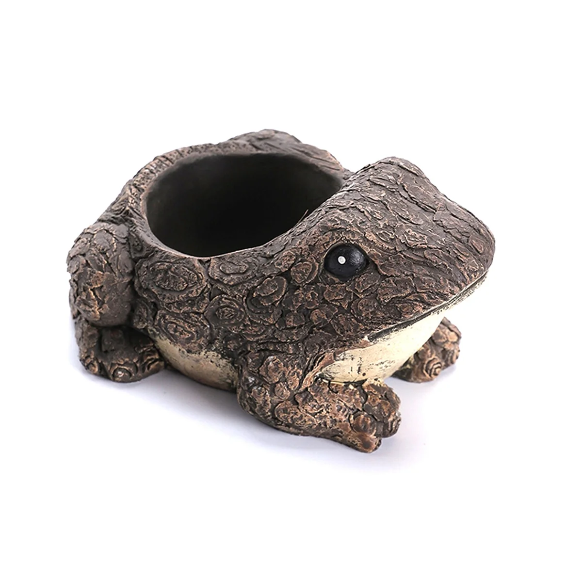 

DesktopSucculent Flower Pot Mini Resin Plant Pot Resin Succulent Pot for Office Desktop Table Ornament Frog