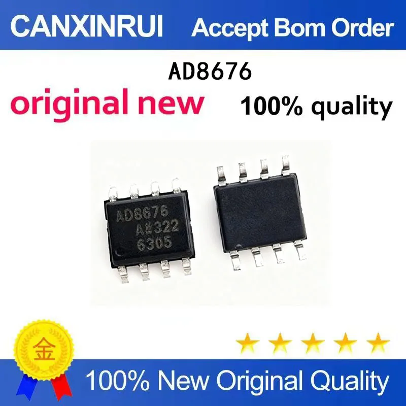 (5-100 Pieces) Brand new original AD8676ARZ AD8676 operational buffer amplifier patch SOP-8 chip IC