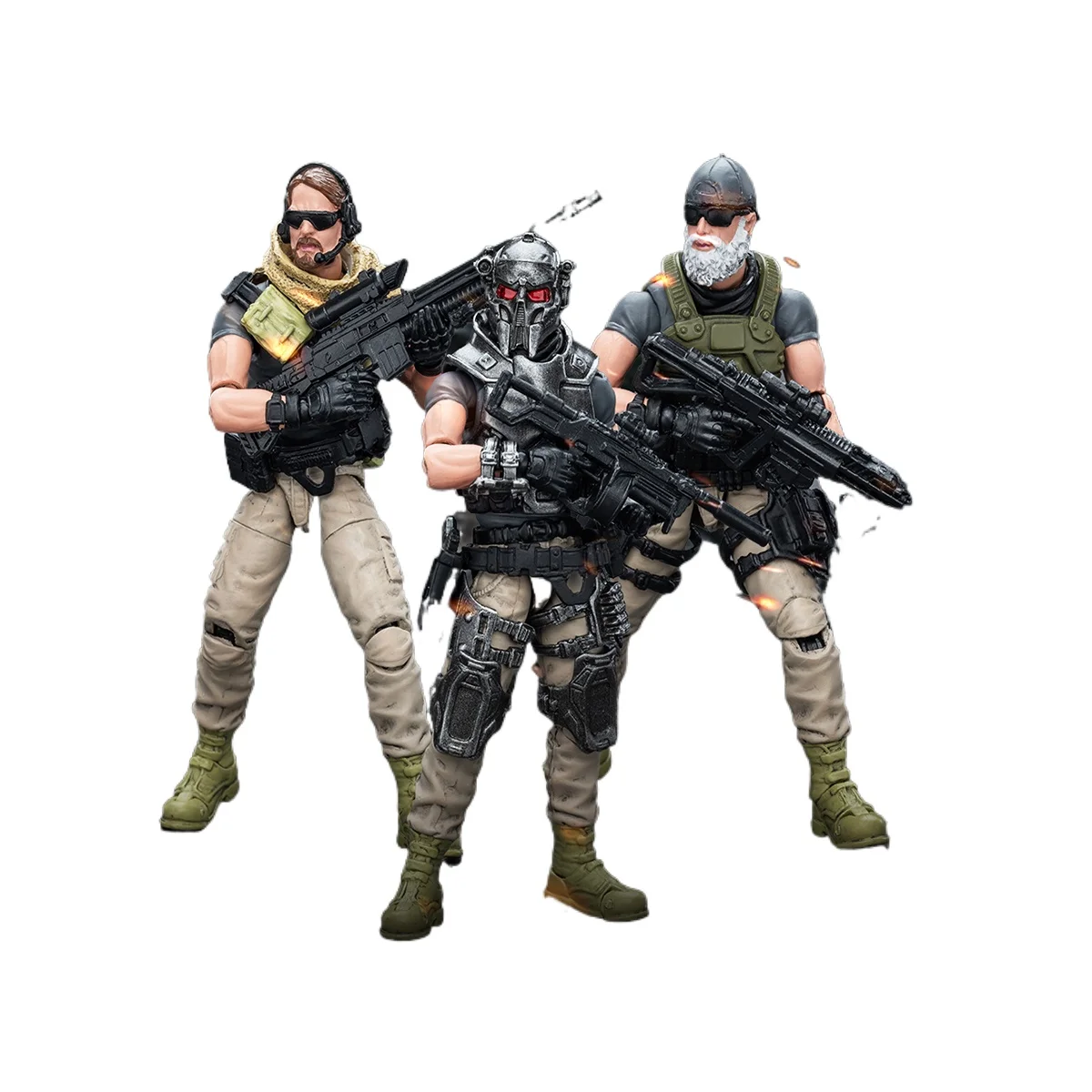 

Spot JOYTOY Dark Source Sark Mercenary and Keener Mercenary Squad 1:18 Articular Mobile Soldier Model Spot