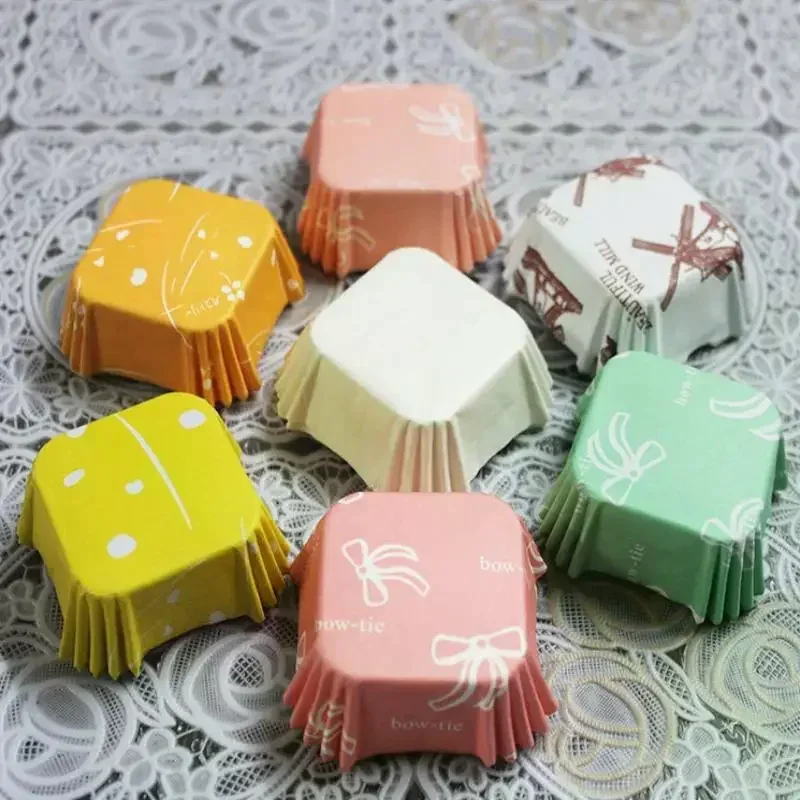 

200 шт., пищевые формы для выпечки, вкладыши для кексов, бумажные стаканчики, формы для выпечки, жиронепроницаемые обертки, инструменты для кексов