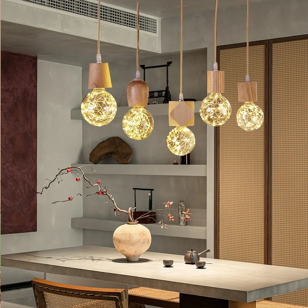 Industrial Style Chandelier Bar Restaurant Creative Hot Pot Barbecue Milk Tea Clothes Shop Shop Window Commercial Light