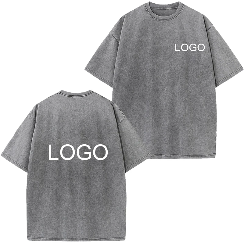 Customized Retro T-shirts Men Fashion Old Design Pure Cotton Short Sleeve T shirt Women Harajuku Cool Streetwear Tee Top Camista image 4