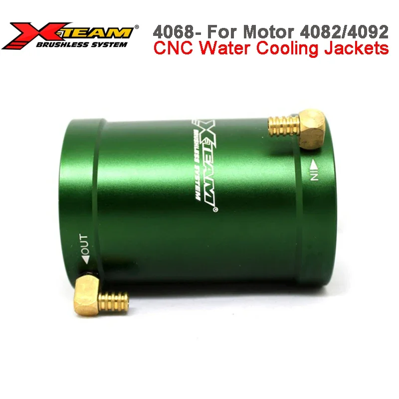 X-Team 40mm X 68mm CNC Water Cooling Jackets For Brushless Motor 4082 4092 RC Boat Accessory