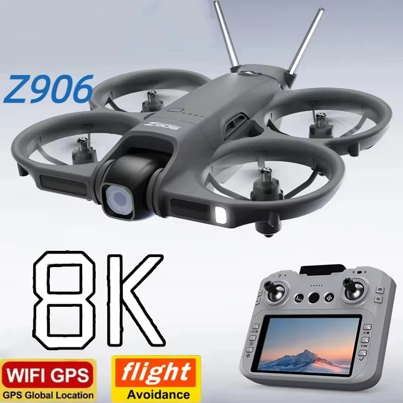 Dron Xiaomi MIJIA Z906 4K HD con Pantalla Grande de 4.3 Pulgadas, Control Remoto Inteligente para Evitar Obstáculos, Plegable, con GPS 5G RC