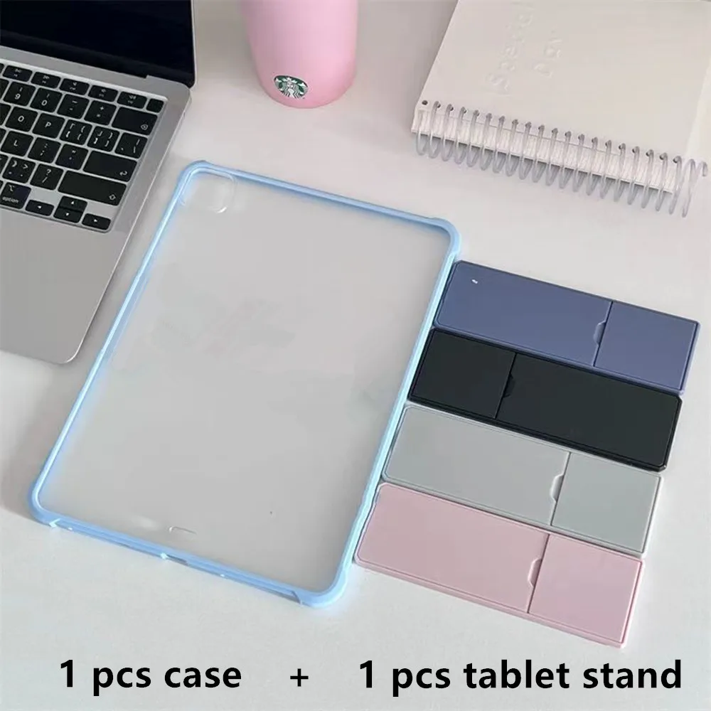 Funda casing untuk iPad 5th 6th Gen 9.7 "8th 9th Gen 10.2" Air4 Air5 Pro11 10th Gen iPad mini 3 4 5 6 PC keras + TPU Stand Cover Case