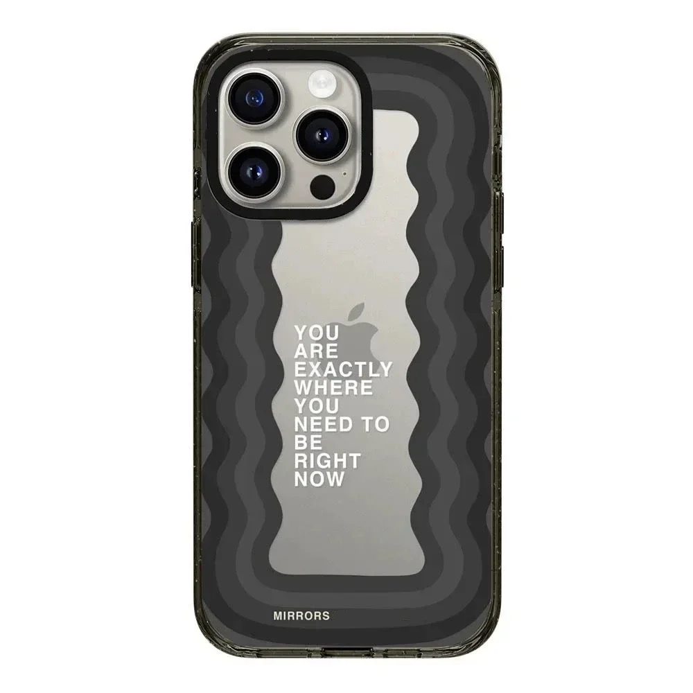 

Acrylic Wave Transparent Phone Case Cover for IPhone 11 12 13 14 15 16 Pro Max Case for IPhone 16 Pro Max