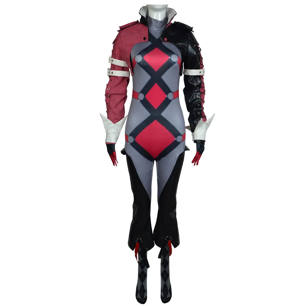 Clown Joker Girl Cosplay Harley Quinn costumi Cosplay vestito da donna uniforme Halloween Carnival Party Costume disfraz para adulto